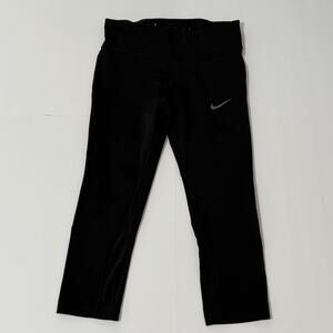 Nike Running Dri Fit BlackLeggings, Size M